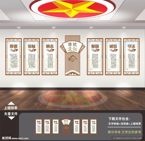 傳統(tǒng)文化展板 傳統(tǒng)文化掛畫圖片